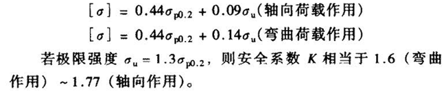 容许应力