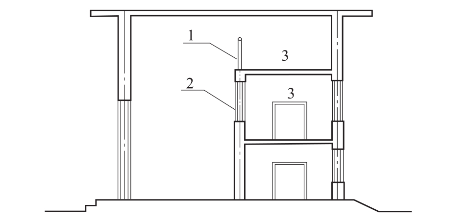 图1 建筑物内的局部楼层