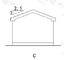 图11.6.3c  坡度标注方法